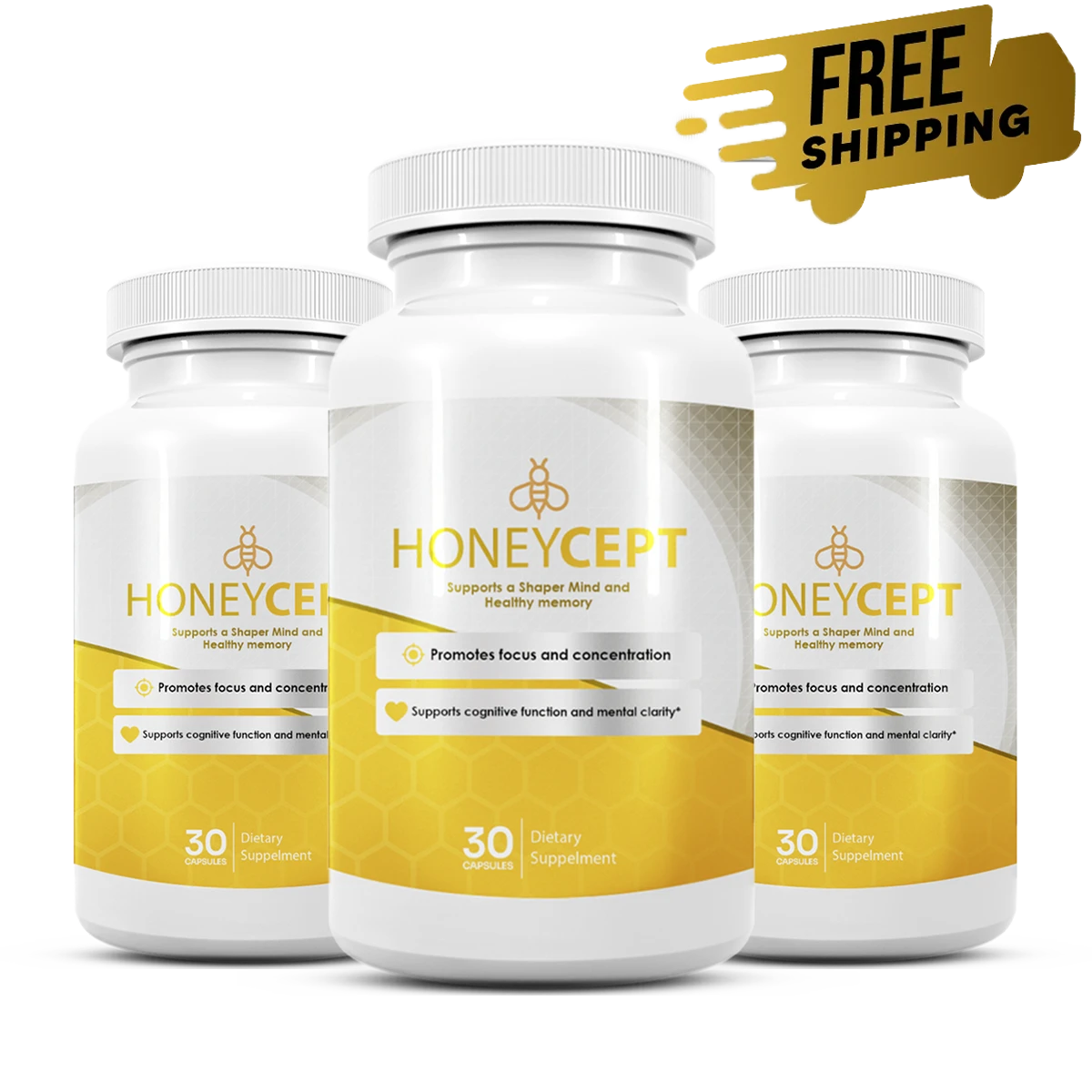 Honeycept blood sugar support supplement bottle